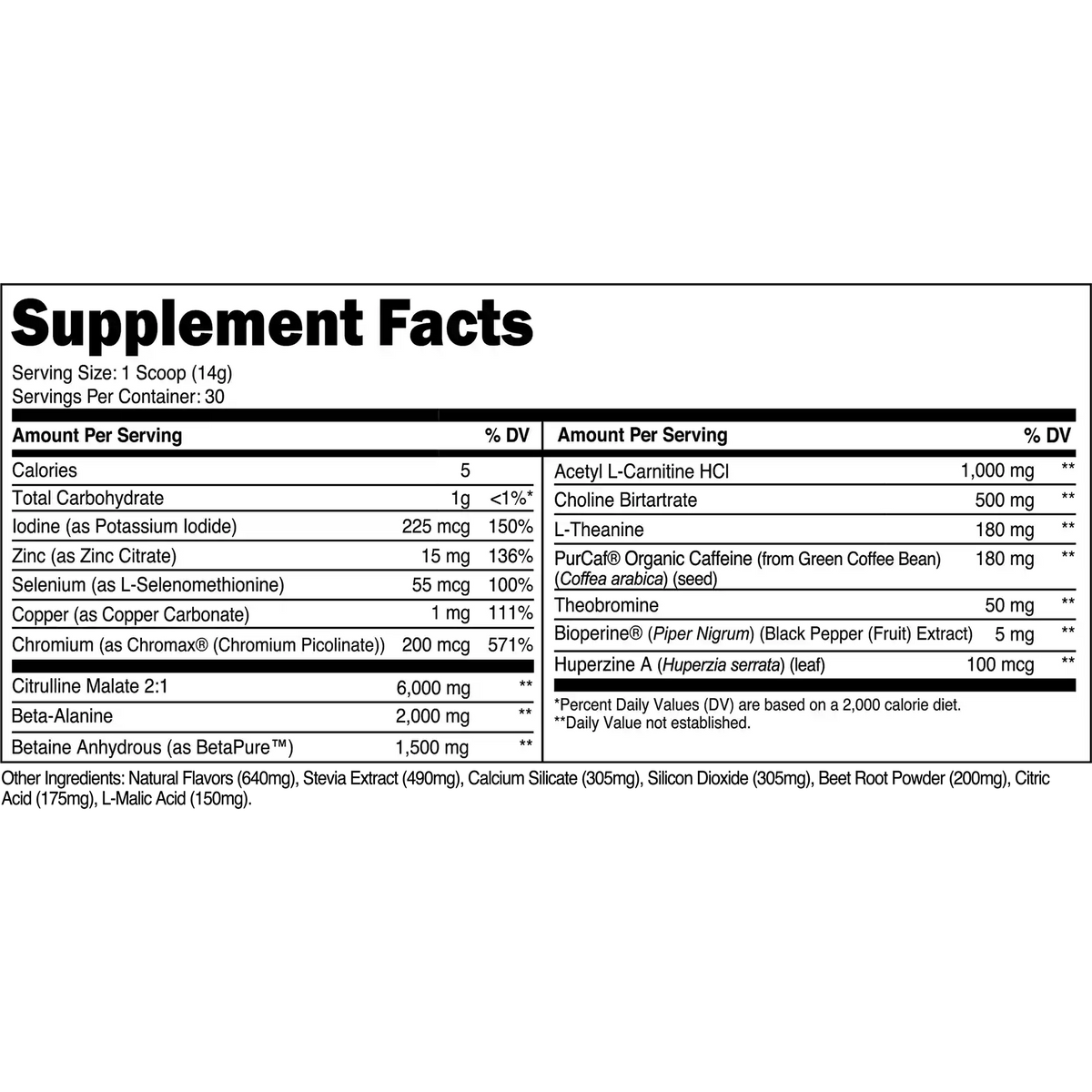 Lean Pre-Workout